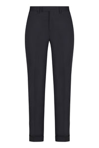 Wool blend trousers